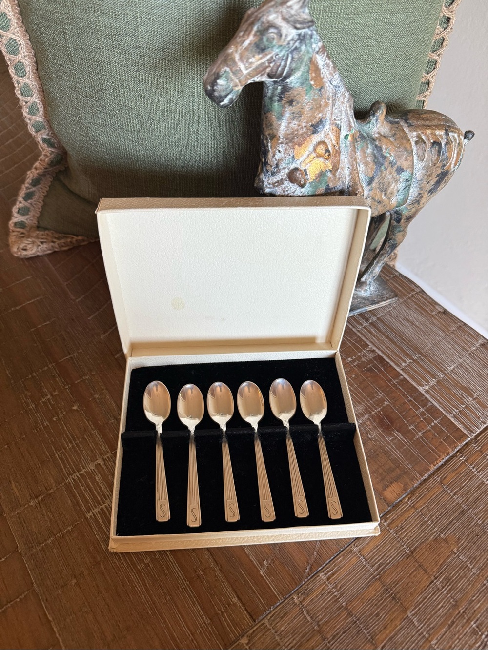 6 piece set Demitasse spoons Produced for the opening of the Statler Hotel. - Picture 2 of 5